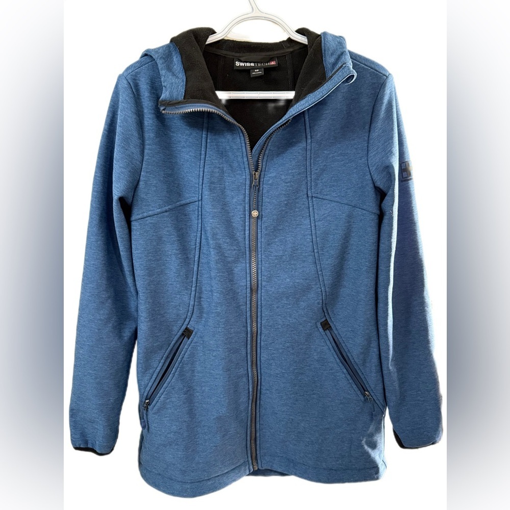 Swiss Tech Black Fleece Jacket
